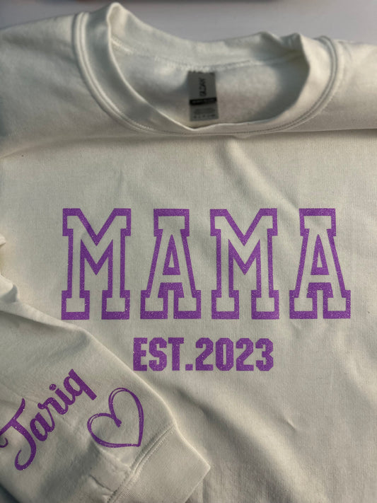 Mama Sweatshirt with names