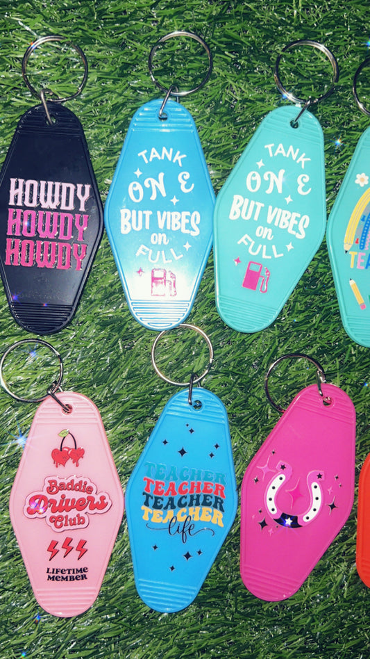 Custom Motel Keychains
