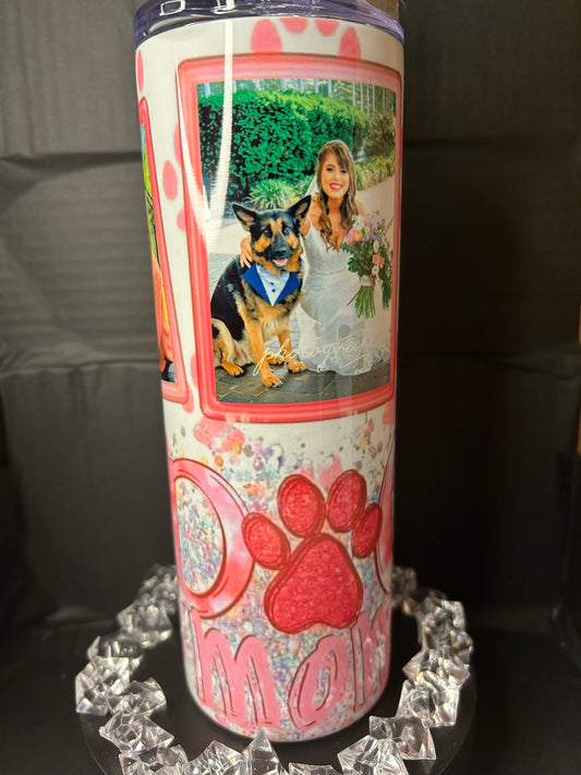 Dog Mom 20oz Skinny Tumbler