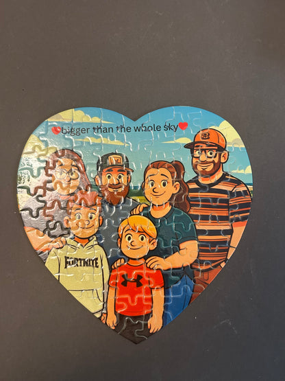Photo Heart Puzzle