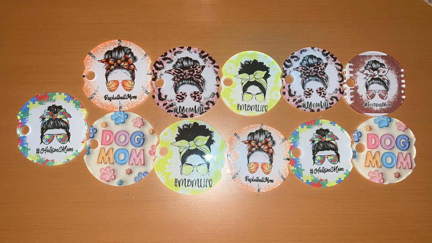 Mom Theme Cup Toppers