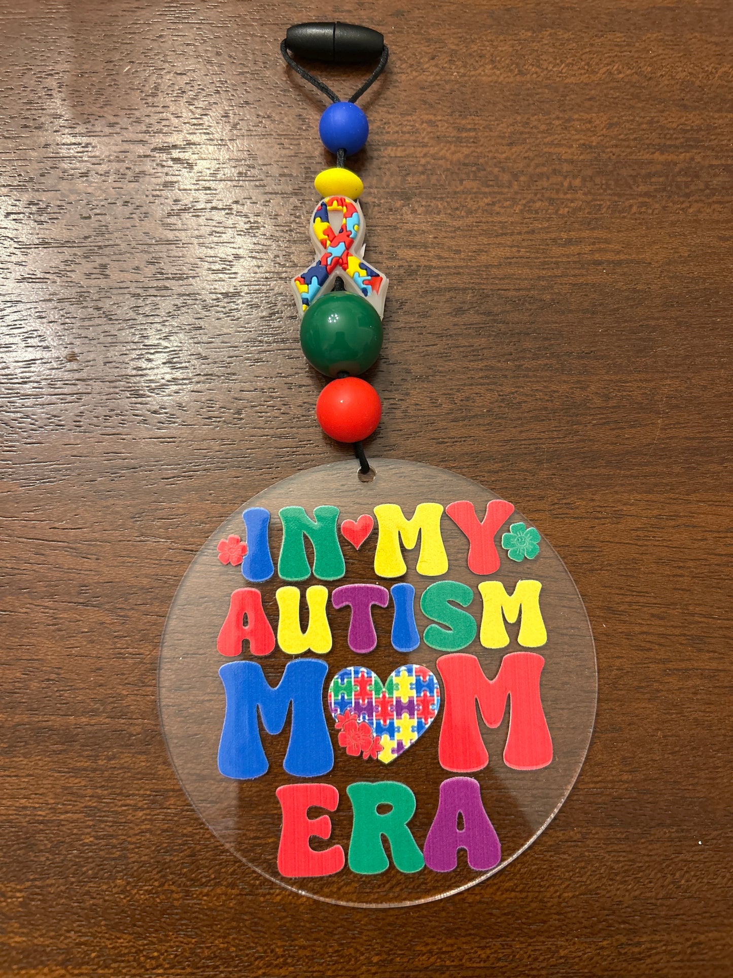 In My Autism Mom Era Car Charm