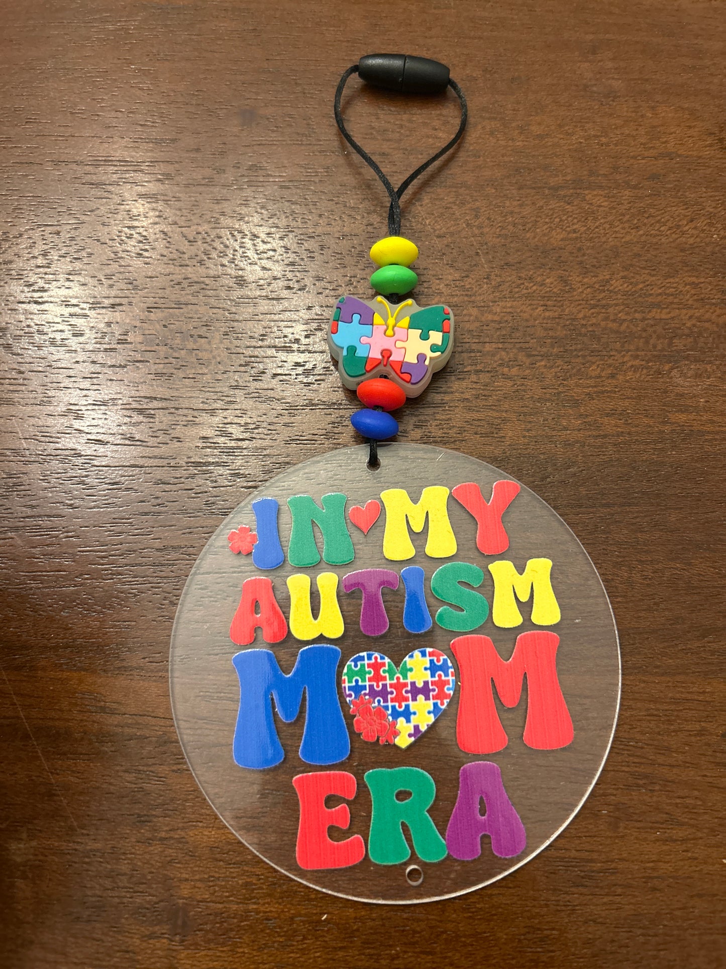 In My Autism Mom Era Car Charm