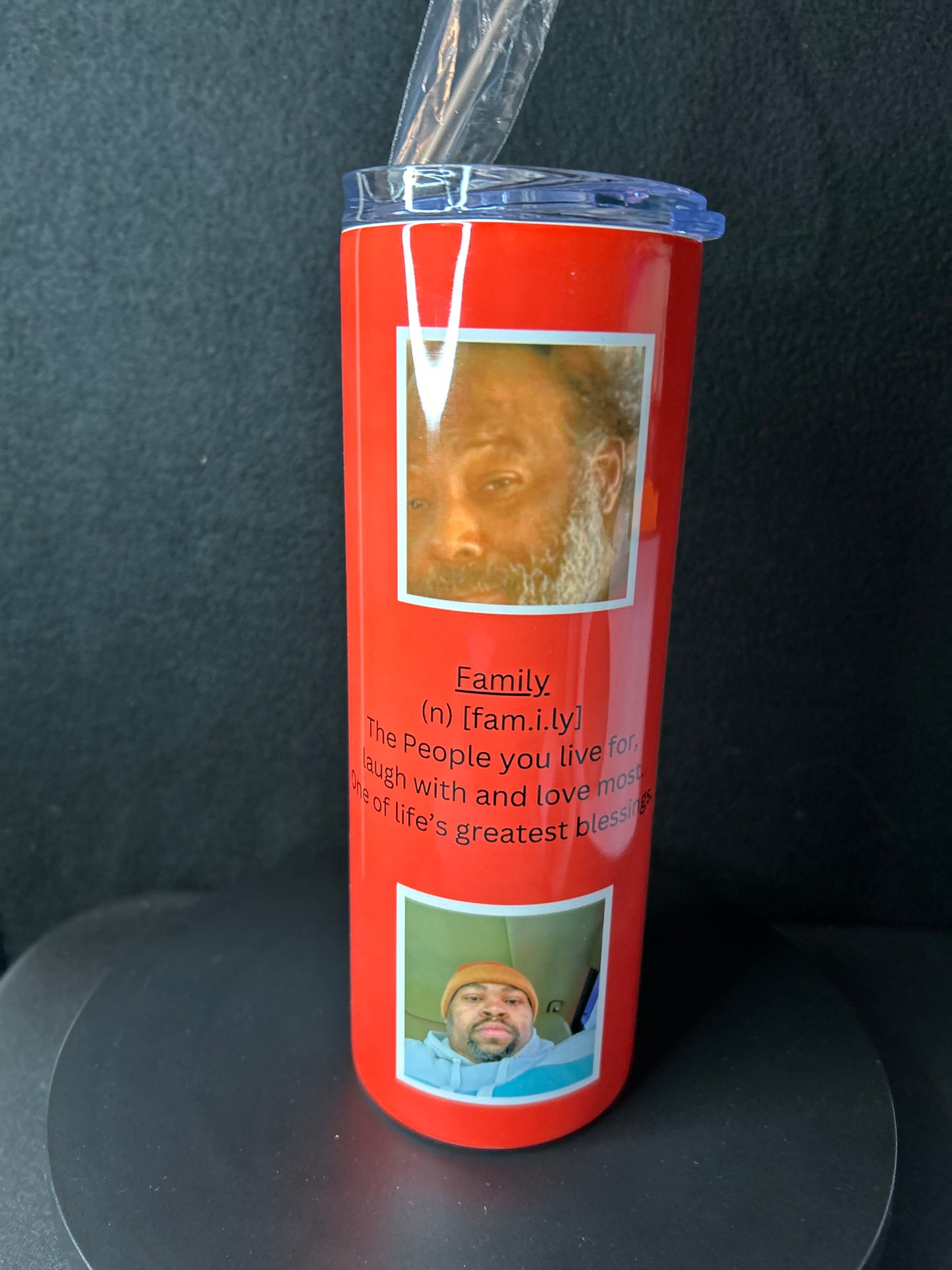 Purple Family 20oz Skinny Tumbler