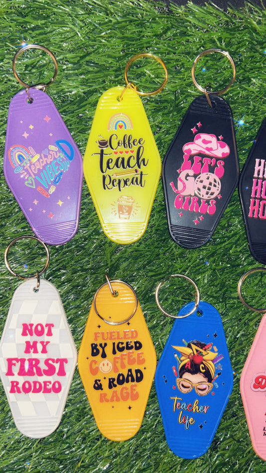 Custom Motel Keychains