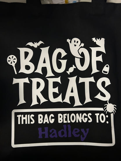 Bag of Treats Halloween Tote Bag