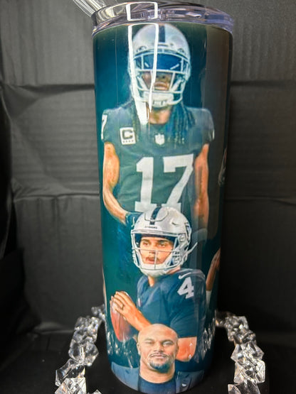 NFL Theme 20oz Skinny Tumblers