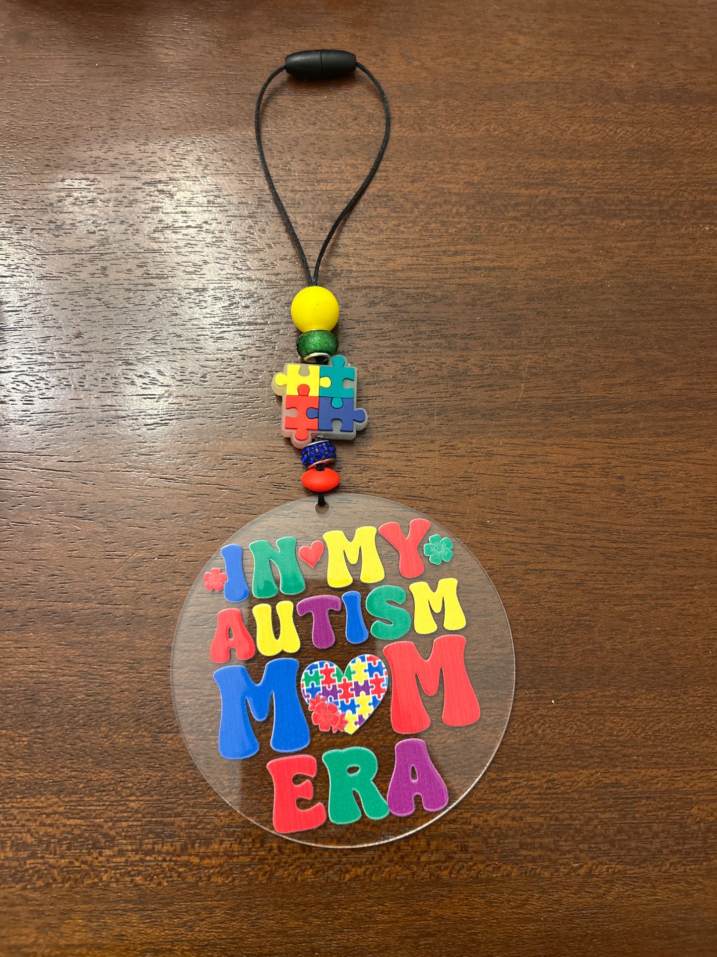 In My Autism Mom Era Car Charm