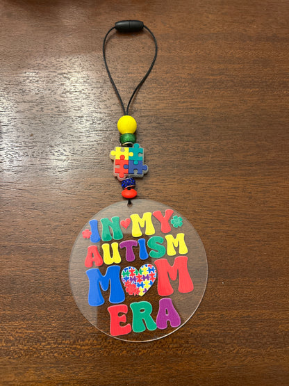 In My Autism Mom Era Car Charm