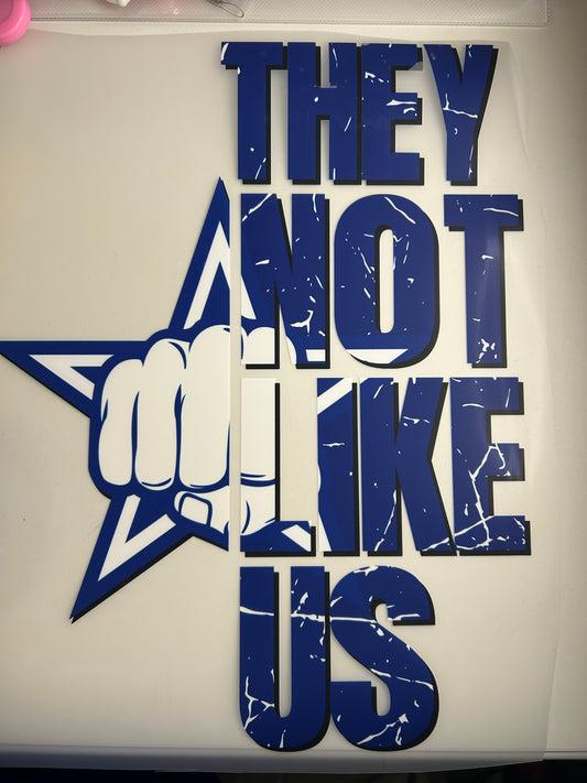 Game Day "They Not Like Us" T-shirts