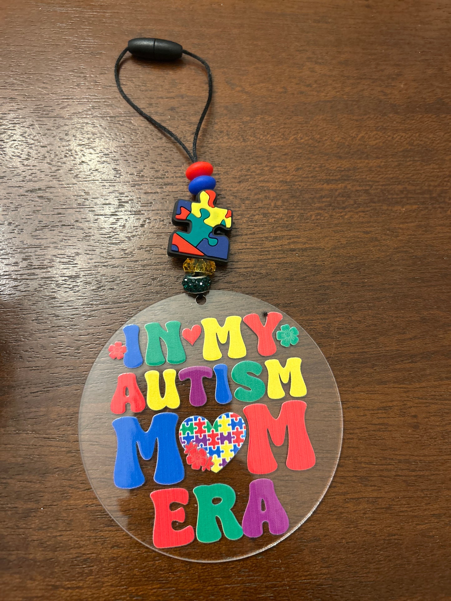 In My Autism Mom Era Car Charm