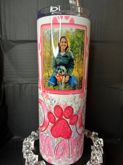 Dog Mom 20oz Skinny Tumbler