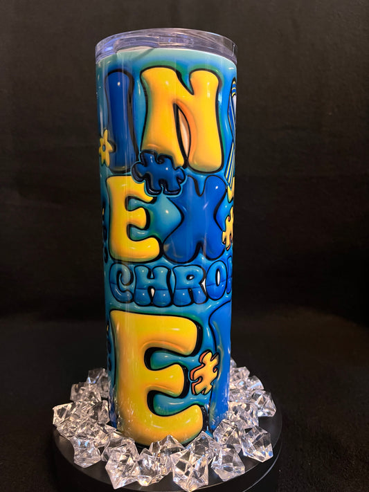 In My Extra Chromosome Era 20oz skinny tumbler