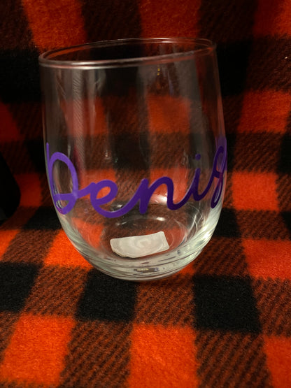 Personalized Wine Glass