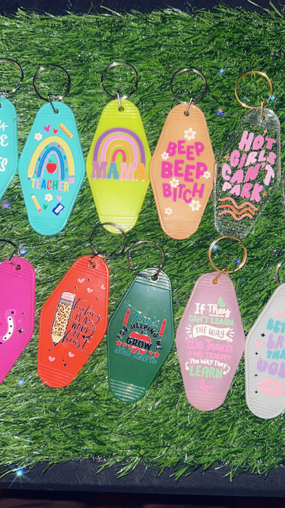 Custom Motel Keychains