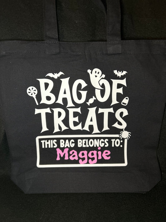 Bag of Treats Halloween Tote Bag