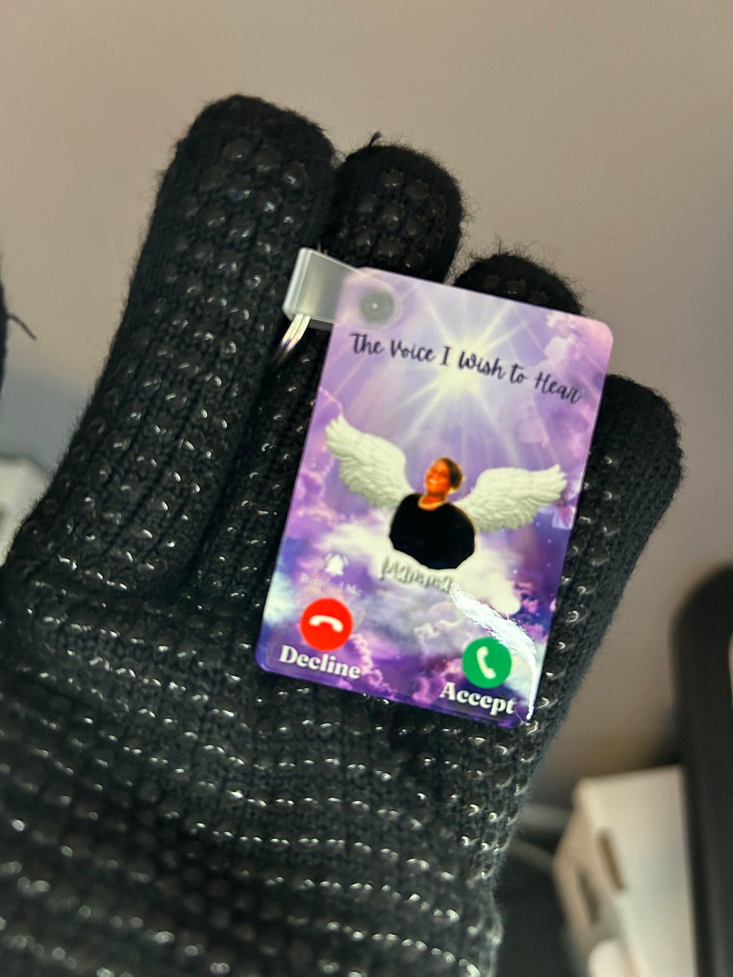 Memorial Phone Case and Double sided Keychain set