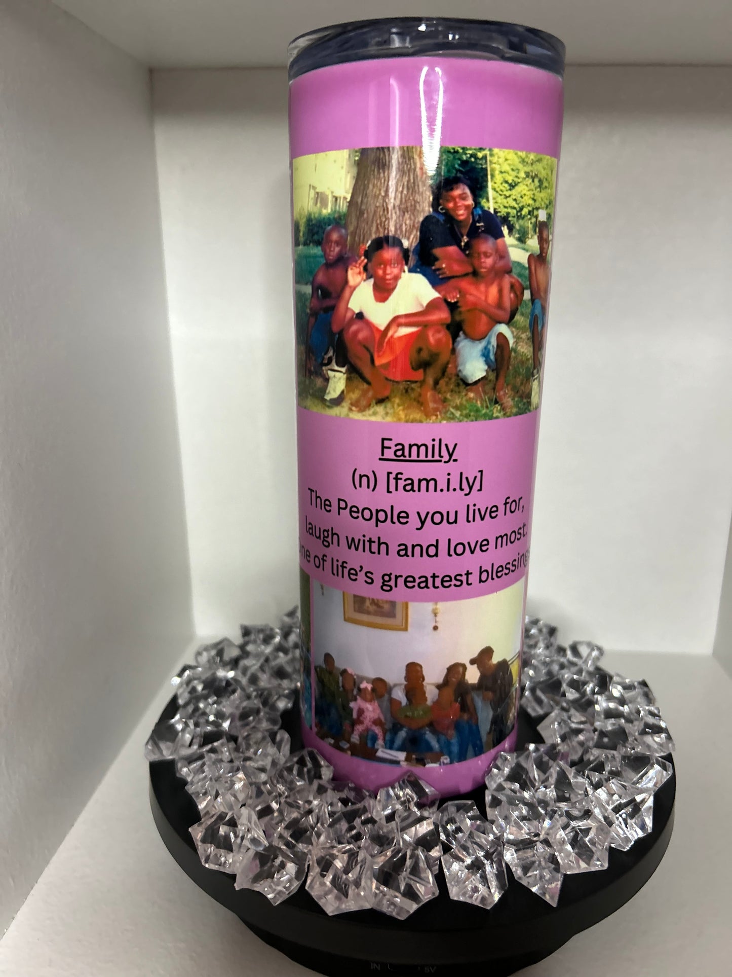 Purple Family 20oz Skinny Tumbler