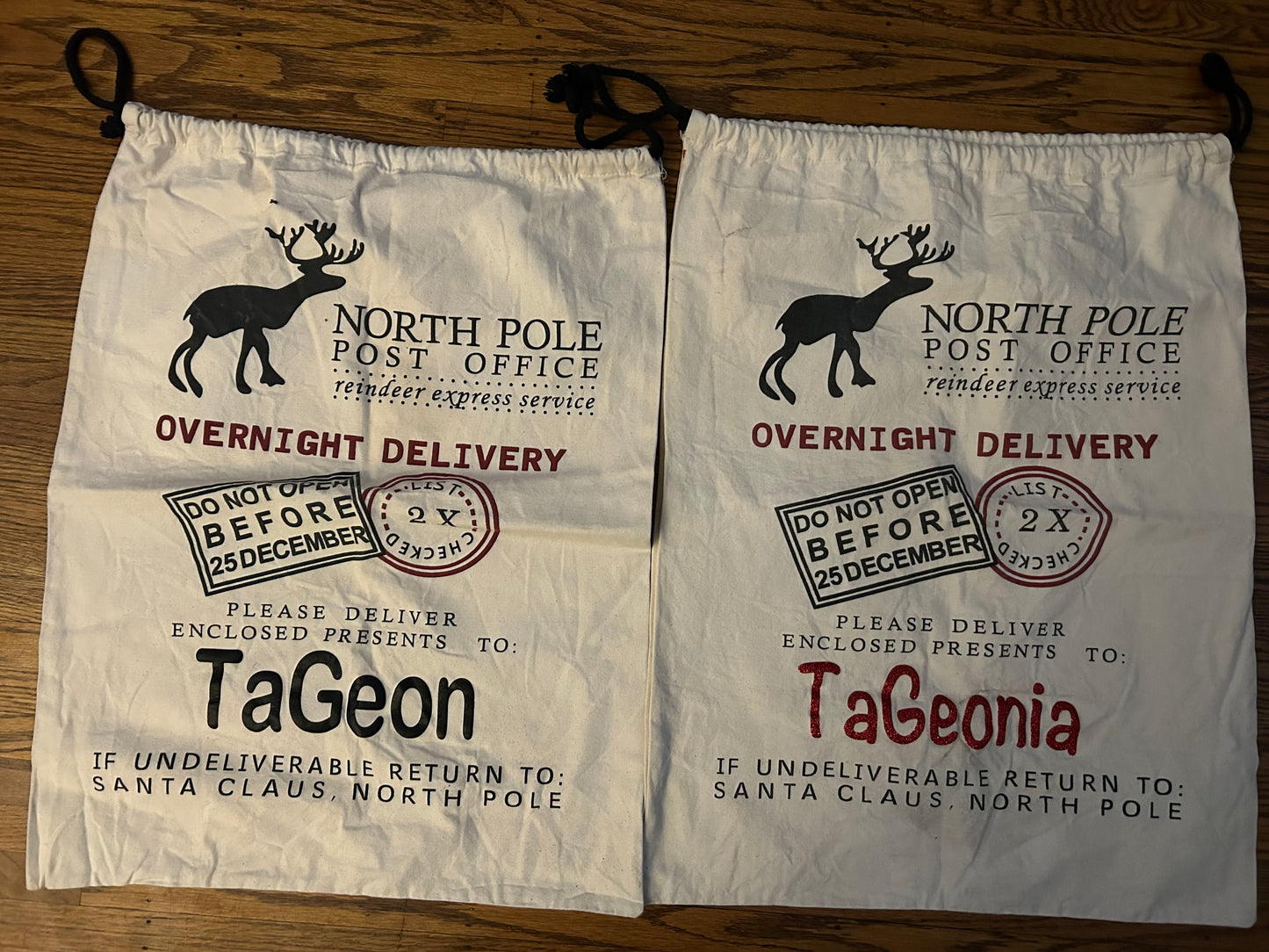 Personalized Santa Sac