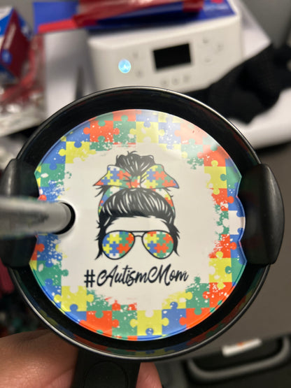 Autism Mom Cup Topper