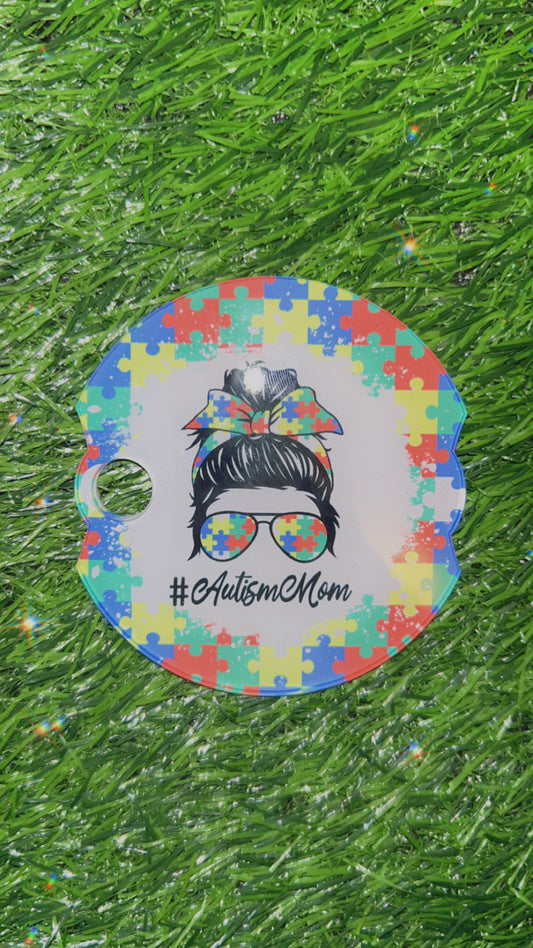 Autism Mom Cup Topper