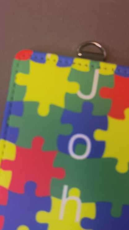 Autism Personalized ID Badge Holder