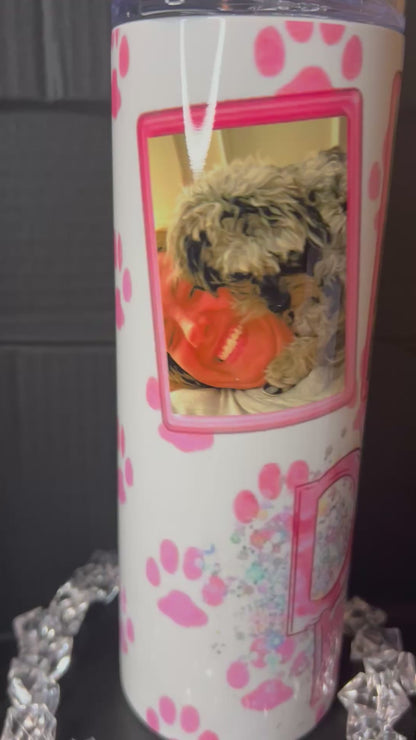 Dog Mom 20oz Skinny Tumbler