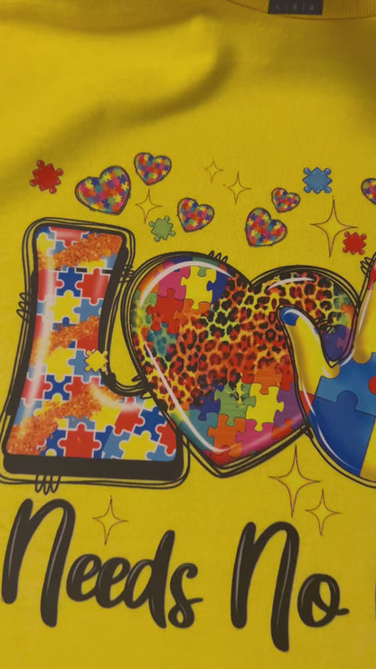 Love Needs No Words Shirt