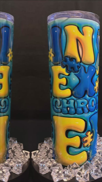 In My Extra Chromosome Era 20oz skinny tumbler