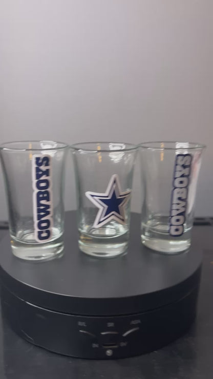 Football Team Shot Glass Set