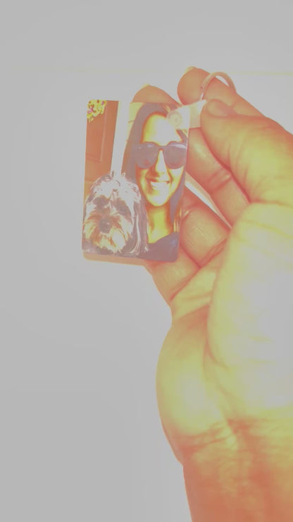 Double Sided  Keychain