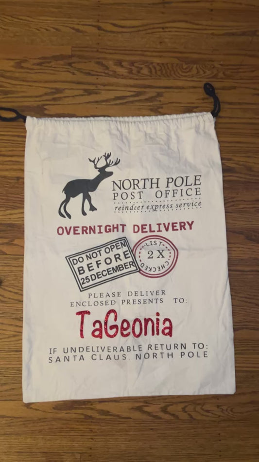 Personalized Santa Sac